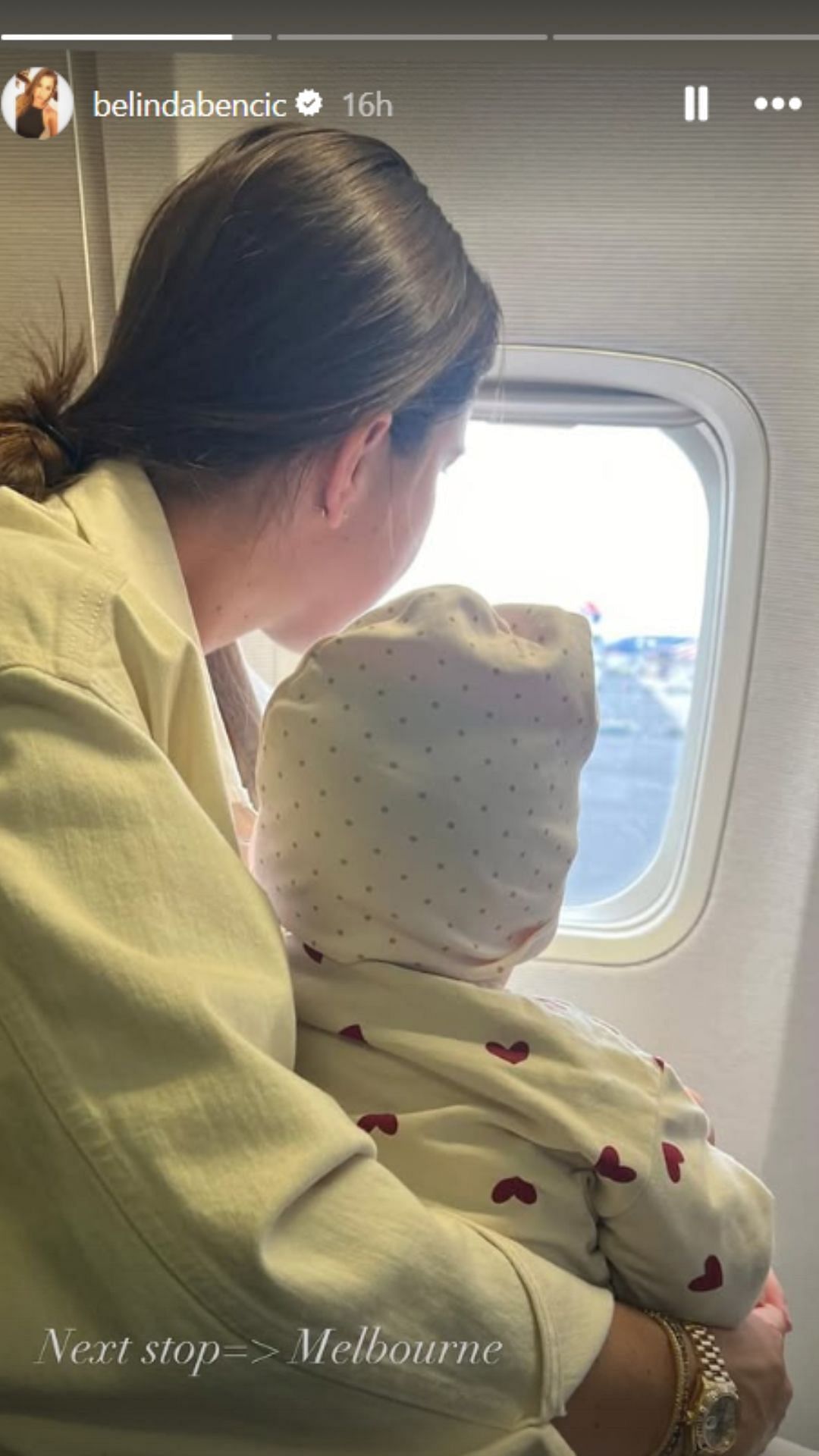 Belinda Bencic shows off her new mother life in first Slam outing with baby daughter Bella at