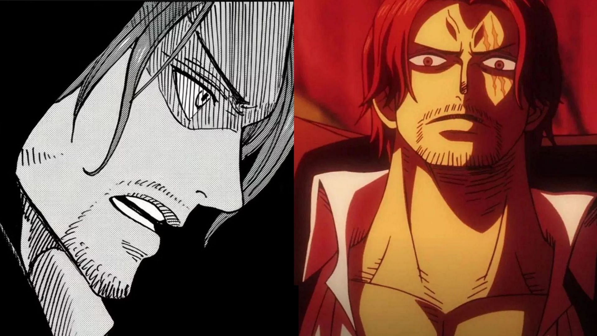 Shanks and his twin (Image via Shueisha, Toei Animation)