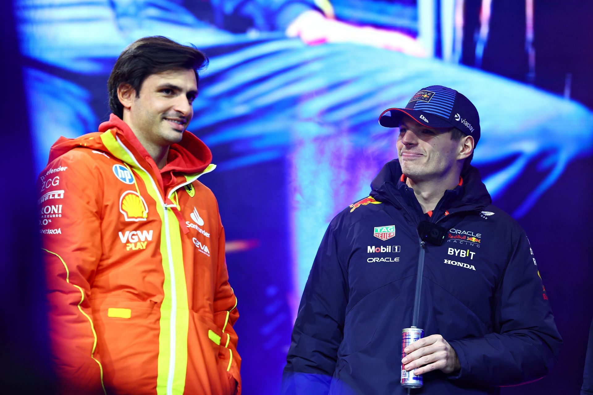 Carlos Sainz with Max Verstappen (Image Source: Getty)