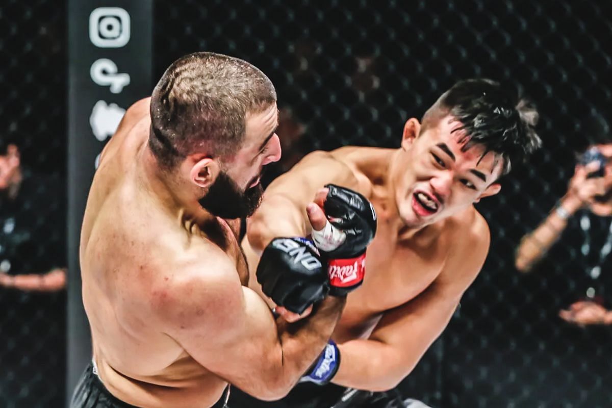 Christian Lee&rsquo;s awe-inspiring world title brawl against Kiamrian Abbasov has fans all excited. -- Photo by ONE Championship