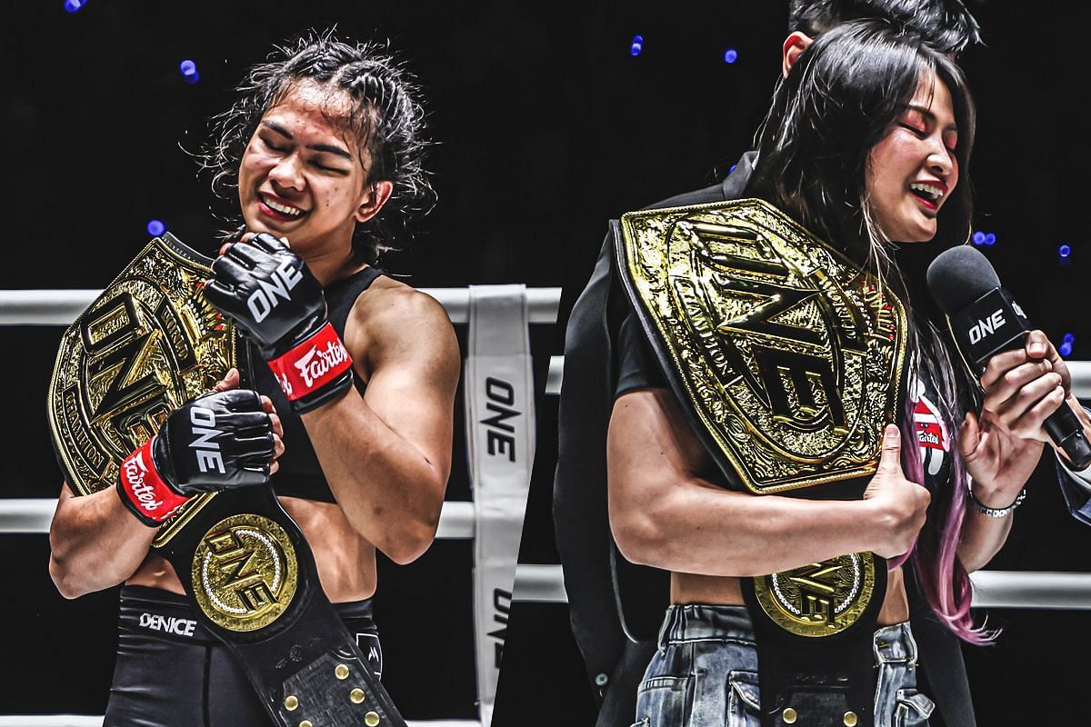 Denice Zamboanga and Stamp Fairtex - Photo by ONE Championship