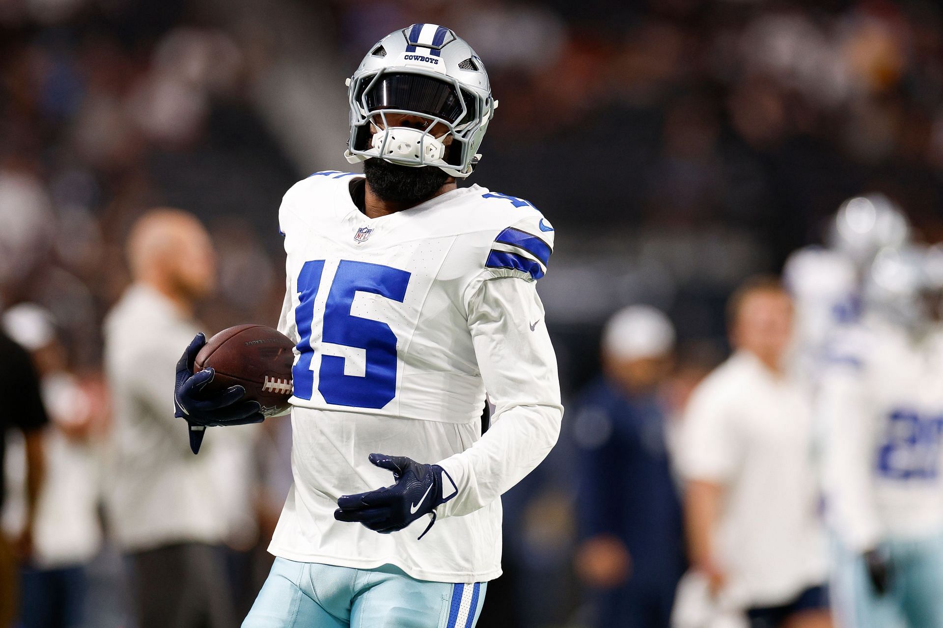 Ezekiel Elliott at Dallas Cowboys v Las Vegas Raiders - Source: Getty