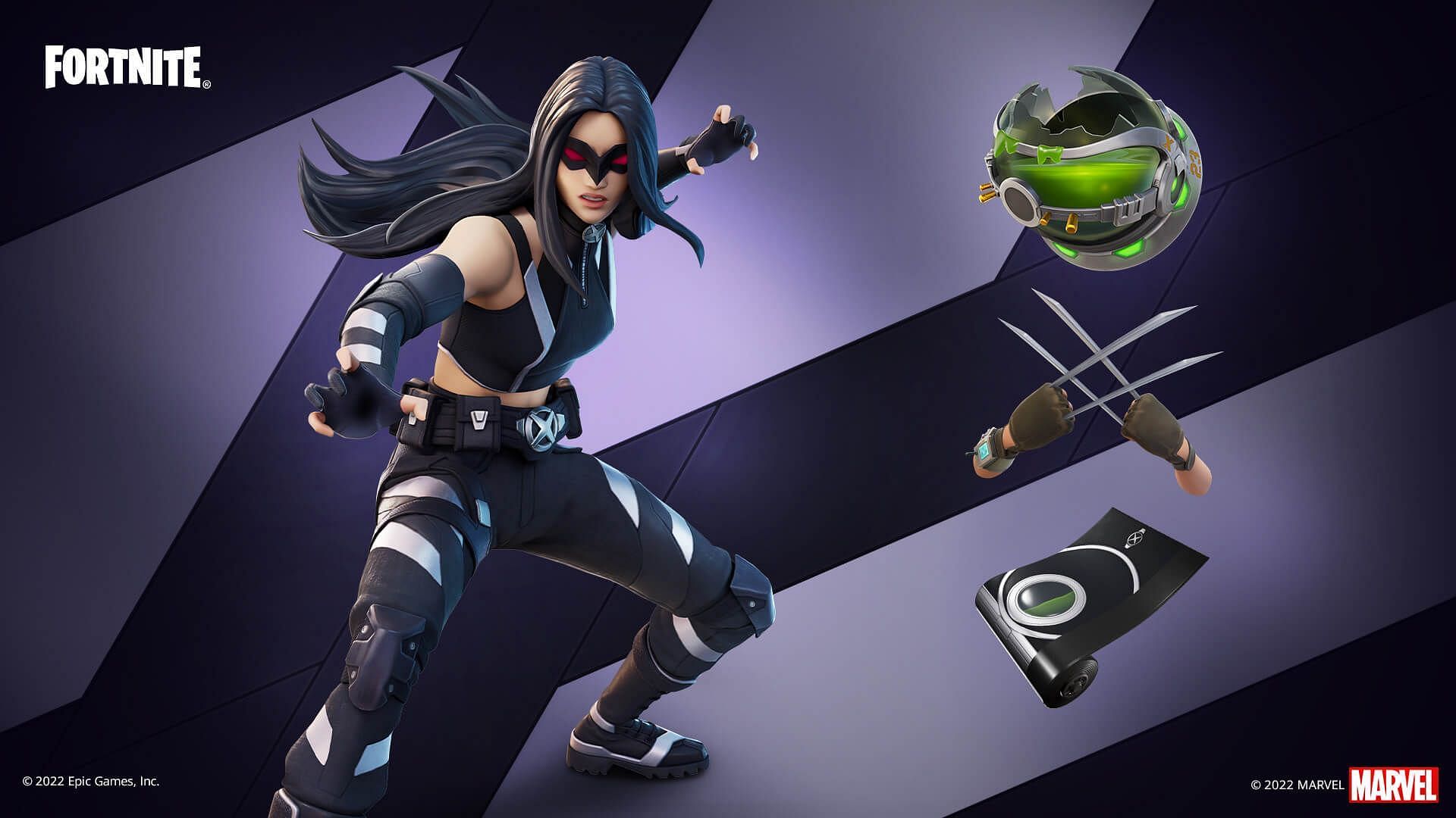 The X-23 skin is now in Fortnite (Image via Epic Games)