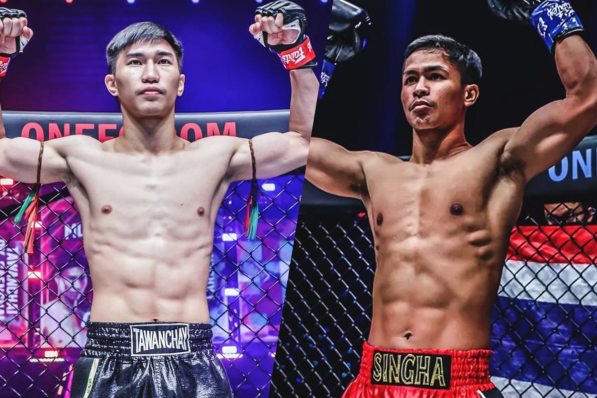 Tawanchai (left) Superbon (right) [Photos via: ONE Championship]