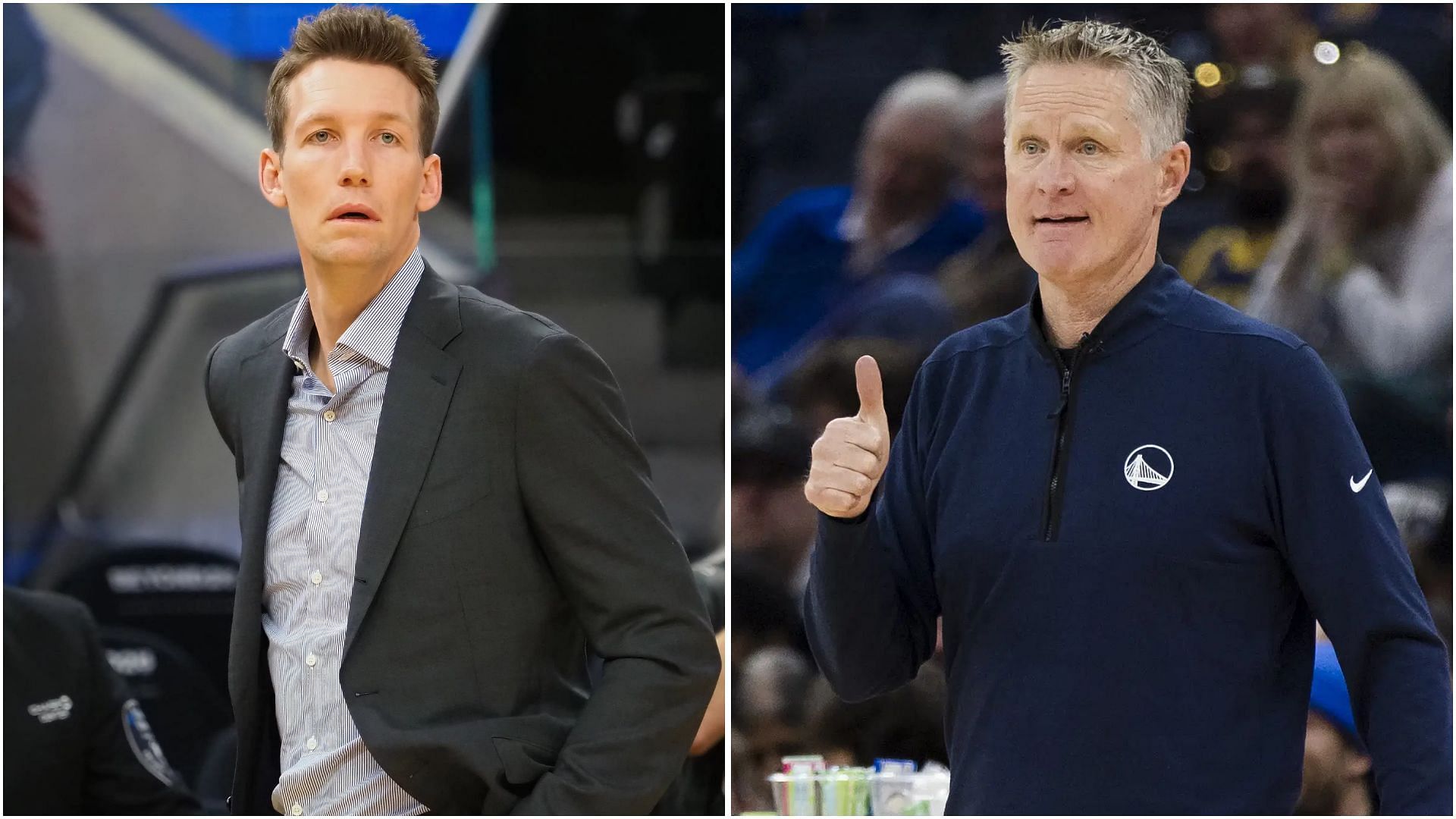 Steve Kerr and Mike Dunleavy Jr. come to surprising conclusion on Warriors roster. (Photos: IMAGN)