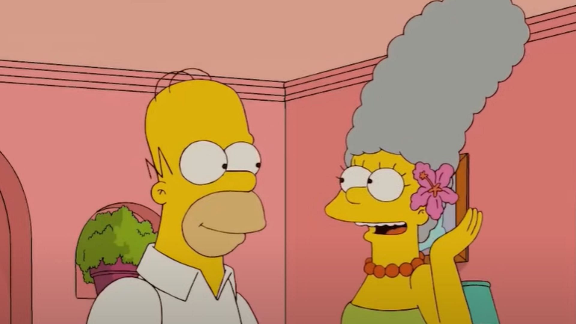 Homer and Marge (Image via The Simpsons)