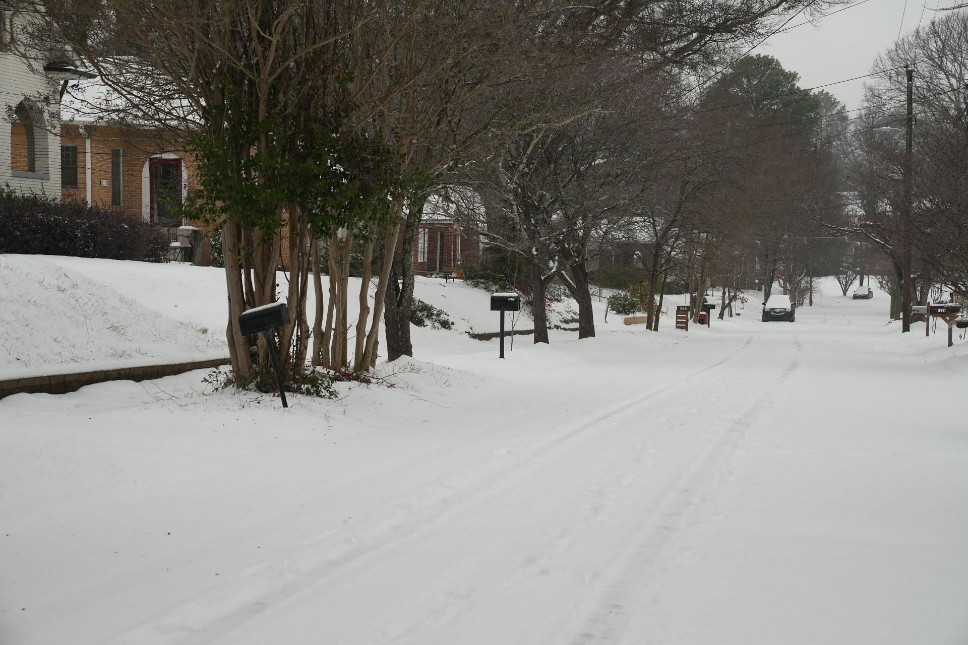 Large Winter Storm Continues To Bring Snow To Southern States - Source: Getty