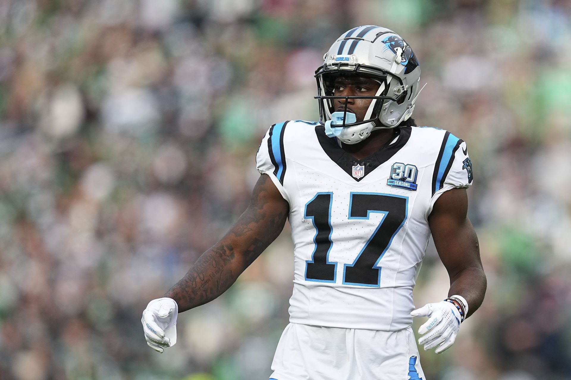 Xavier Legette at Carolina Panthers v Philadelphia Eagles - Source: Getty