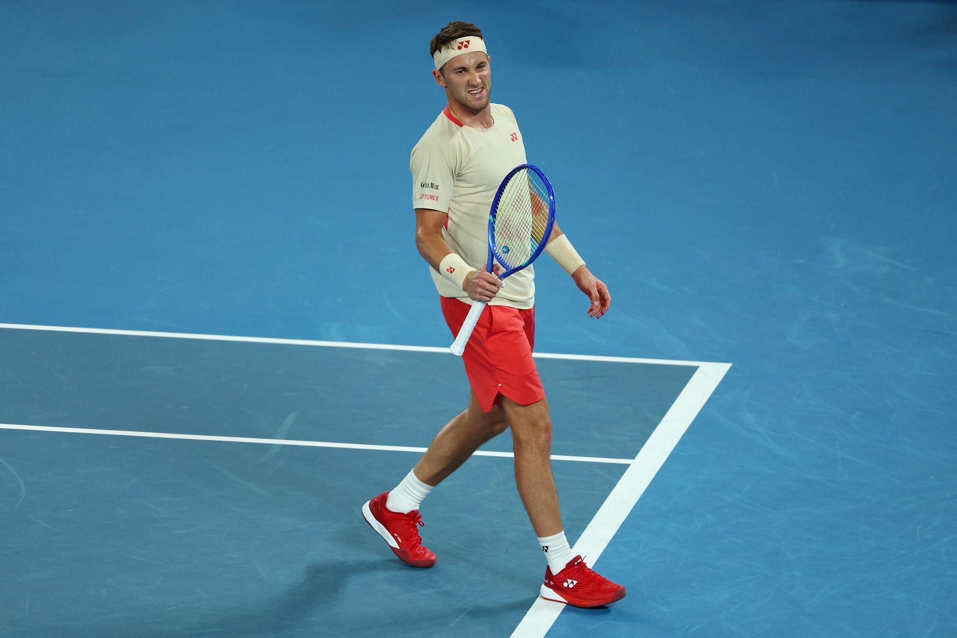 Casper Ruud pictured at the 2025 Australian Open | Image Source: Getty