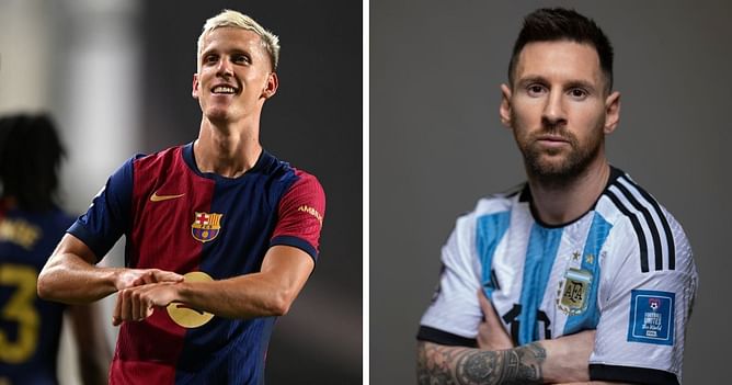 "Against my will, they put me next to Messi" - When Dani Olmo claimed he was forced to take a photo next to Lionel Messi
