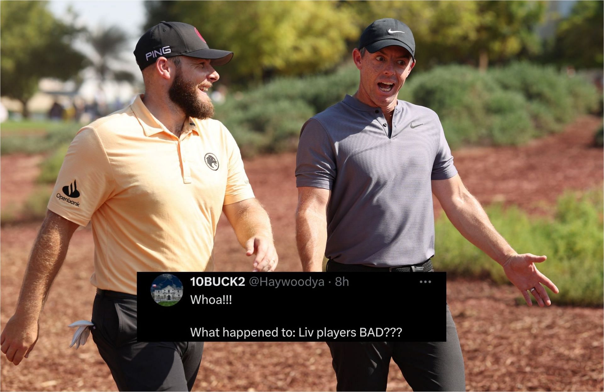  Rory McIlroy praising Tyrrell Hatton