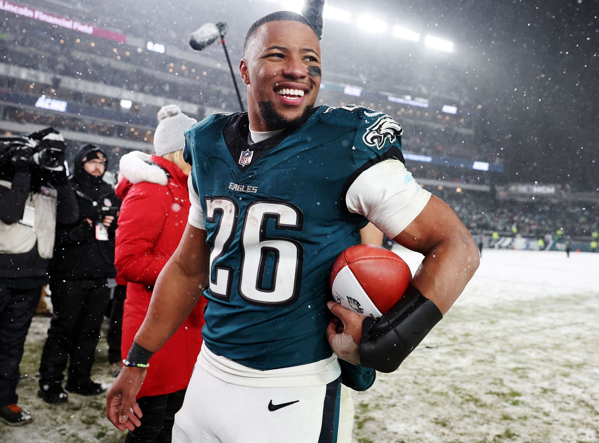 Saquon Barkley of the Philadelphia Eagles - Source: Getty