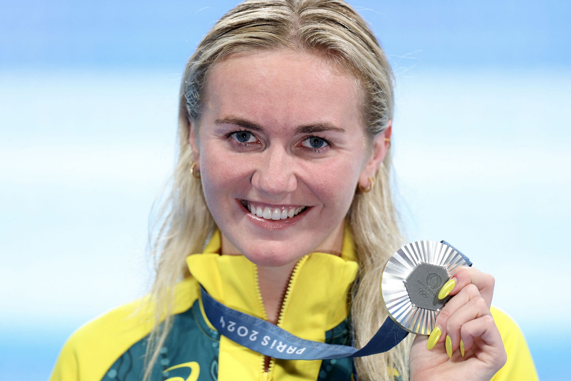 Ariarne Titmus of Team at the Olympic Games 2024 in Paris, France. (Photo by Getty Images)