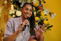 Russell Westbrook's wife, A'ja Wilson & more react to Candace Parker raving about $39 billion brand after Parisian outing