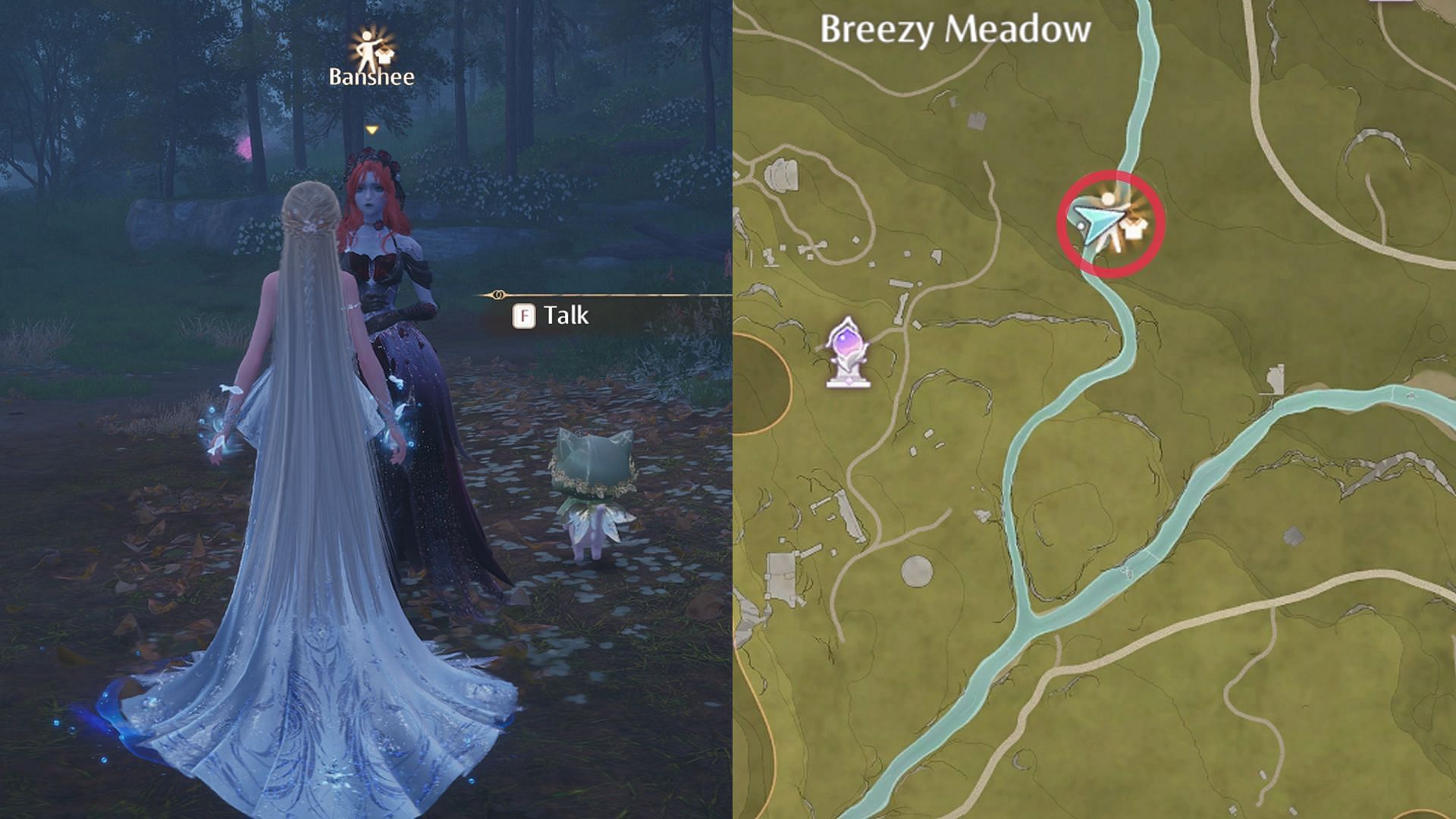 Sovereign of Elegant&#039;s location in Breezy Meadow (Image via Infold Games)