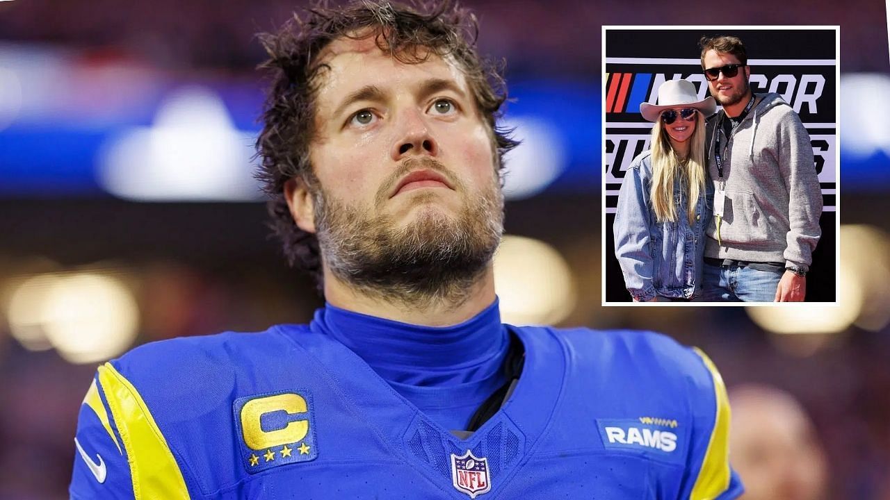 Matthew Stafford with Kelly Stafford (Source: Getty)| Matthew Stafford (Source: Getty)