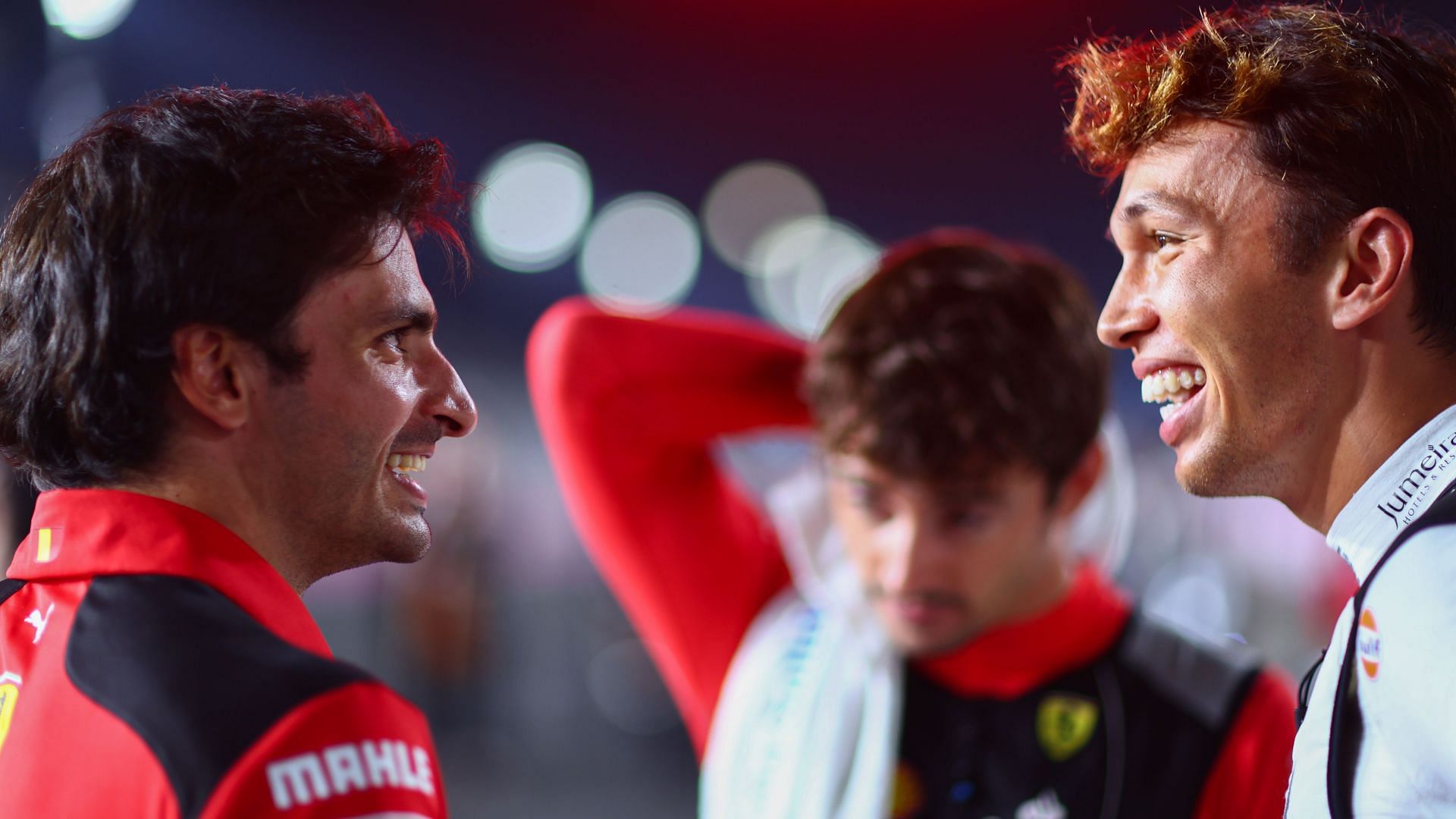 Carlos Sainz [L] with Alex Albon [R] (Image Source: Getty)