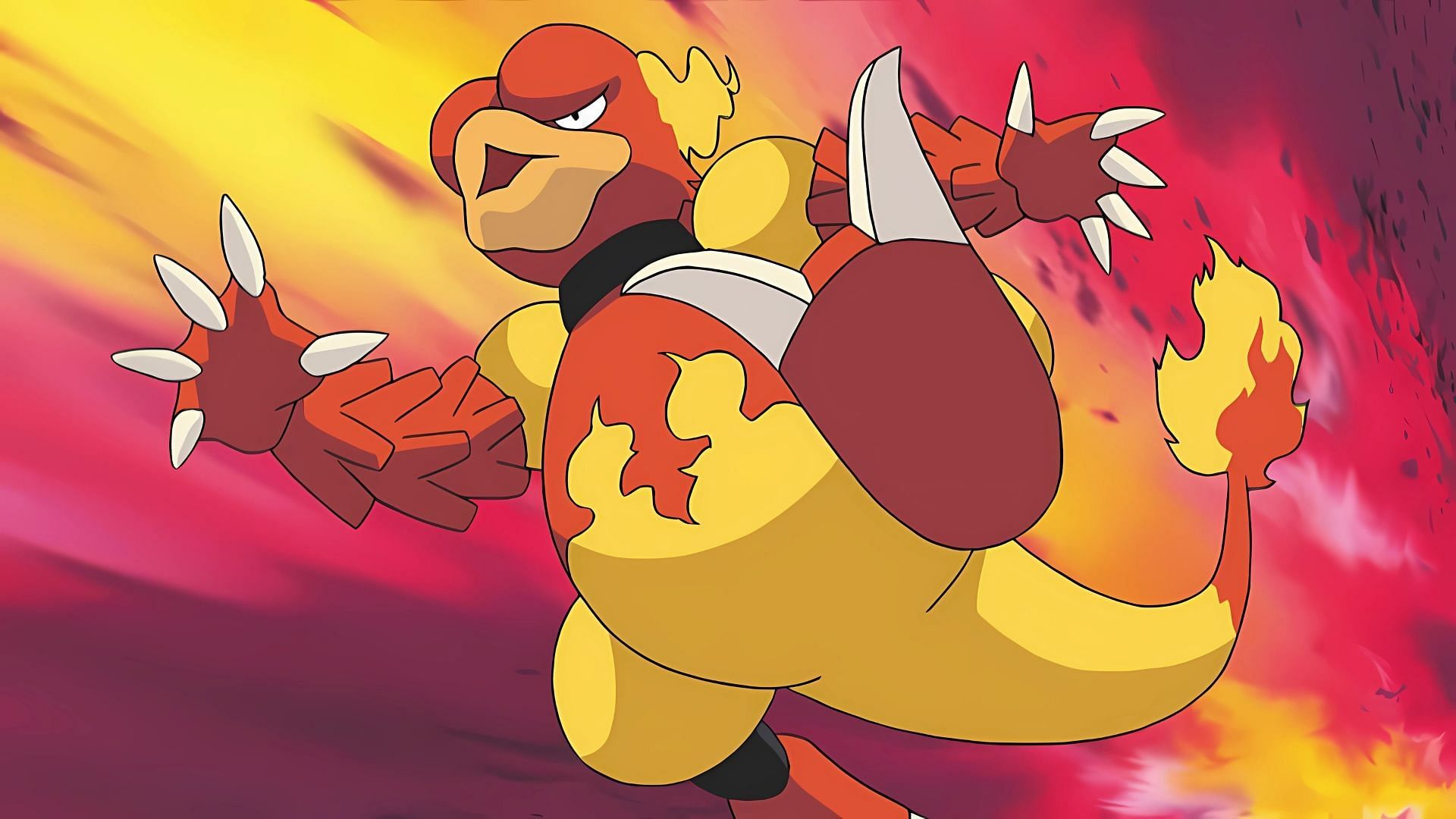 Magmar, as seen in the anime. (Image via The Pokemon Company)