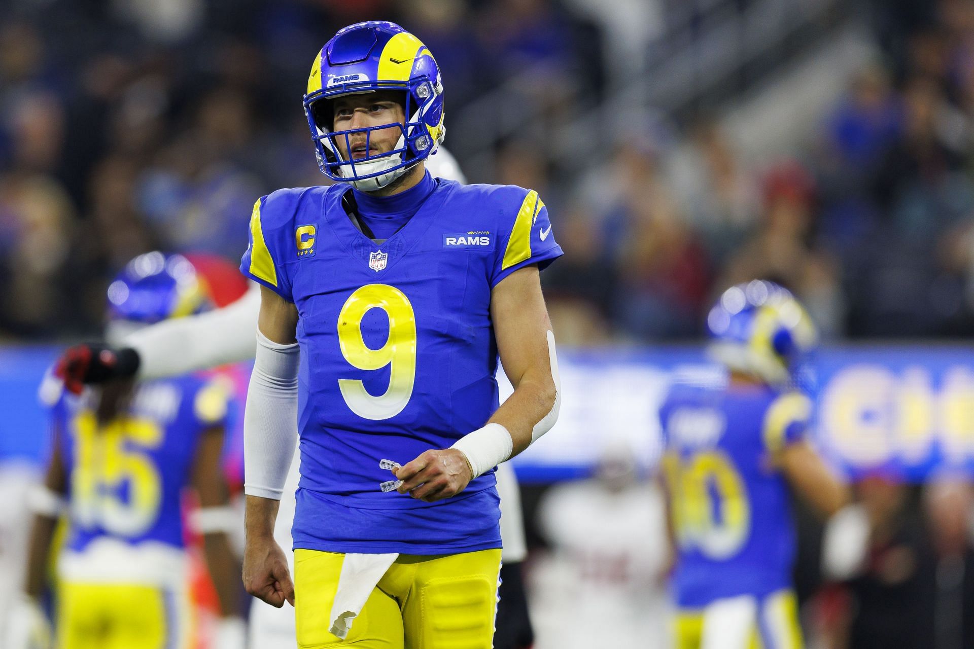 Matthew Stafford at Arizona Cardinals v Los Angeles Rams - Source: Getty