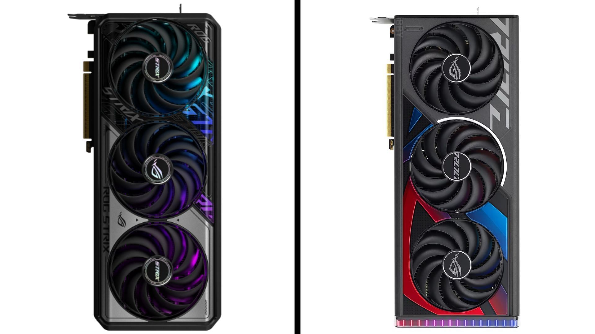 The Nvidia RTX 5070 Ti and 4070 Ti are designed for high framerates in the latest titles (Image via ASUS and Best Buy)