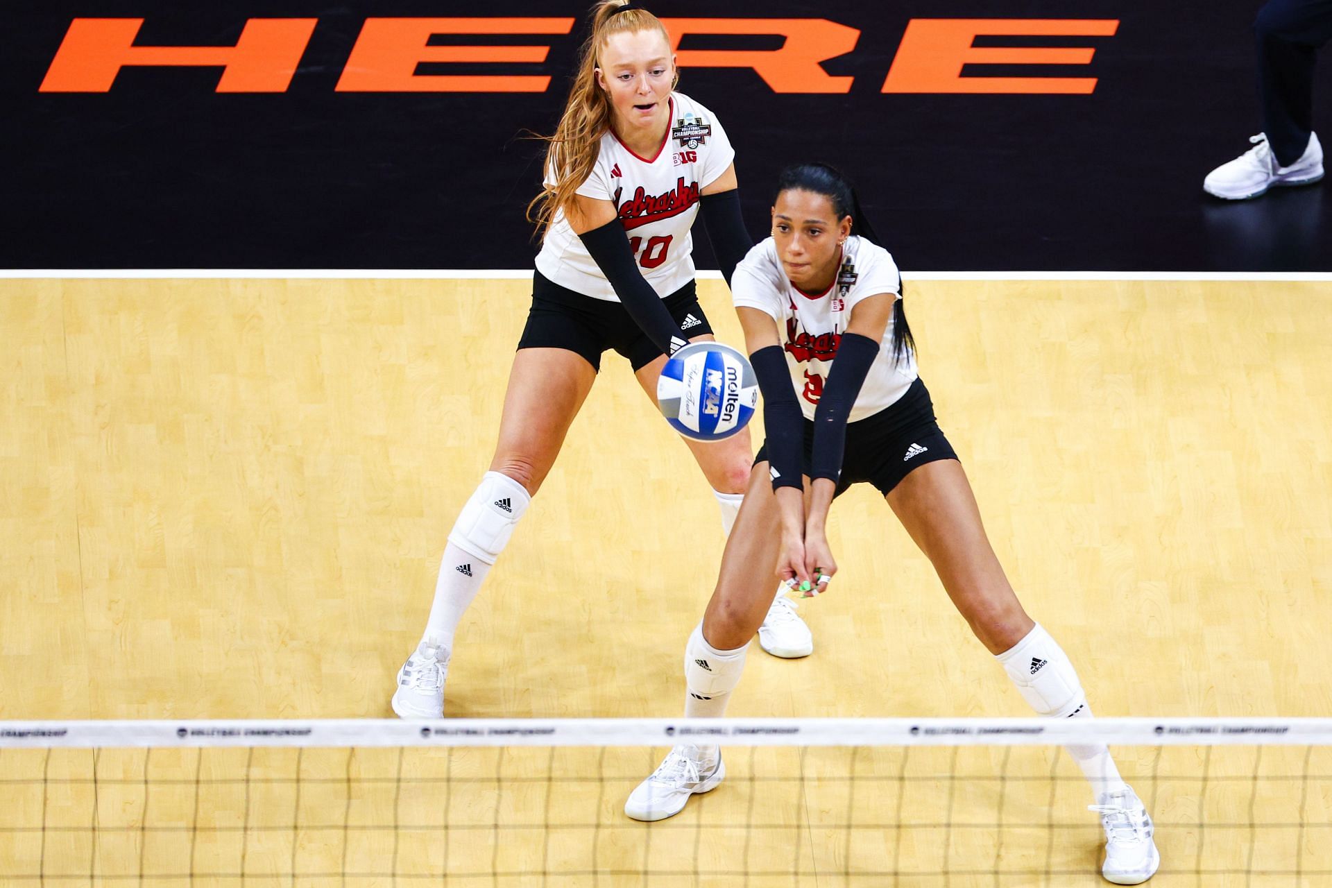 Harper Murray competes at the 2024 Division I for Nebraska Volleyball in the Semifinals - Source: Getty