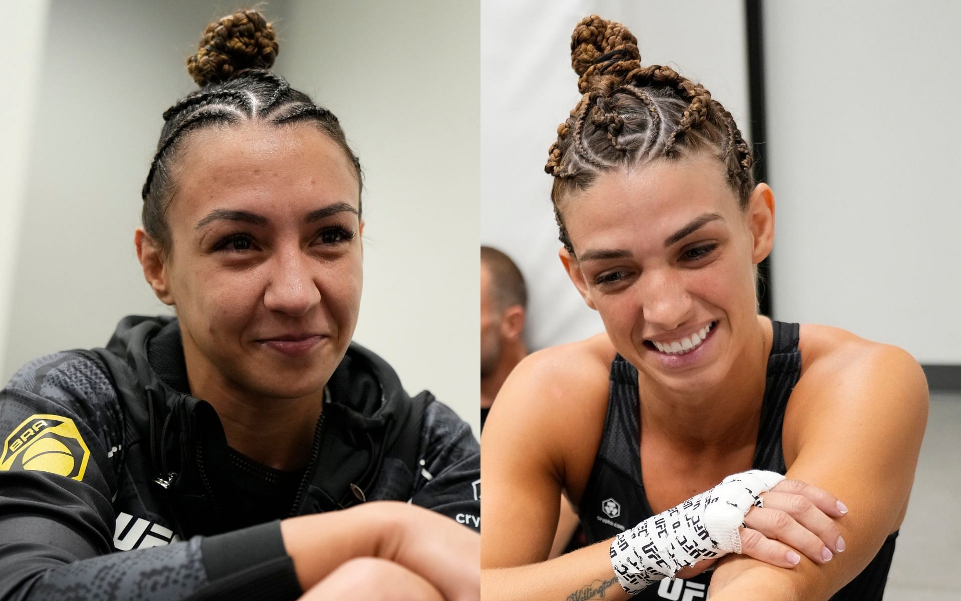 Amanda Ribas (left) and Mackenzie Dern (right) are set to collide in a rematch at UFC Vegas 101 [Images courtesy: Getty Images]