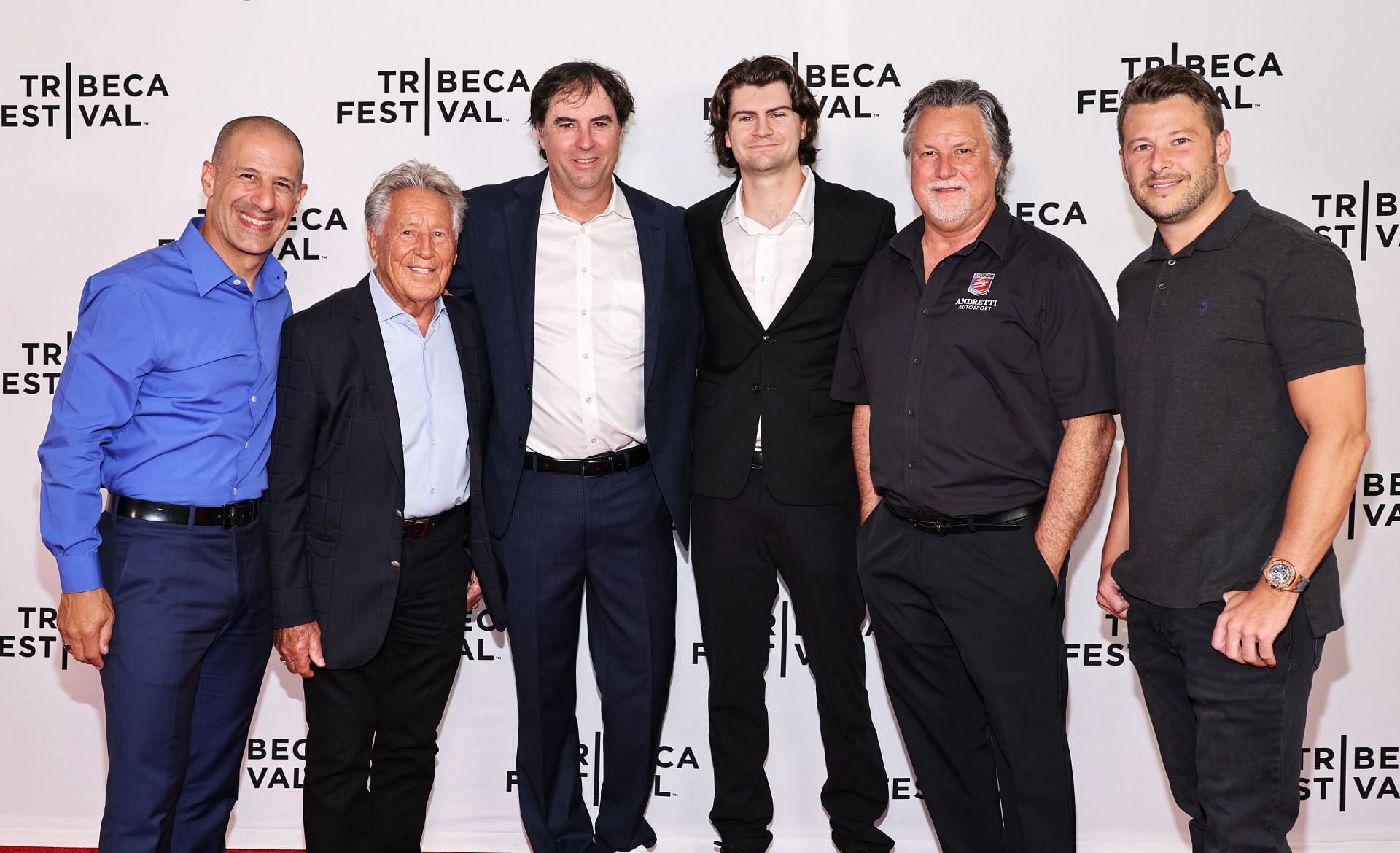 Colton Herta and Mario Andretti during &quot;The Lionheart&quot; Premiere - 2023 Tribeca Festival - Source: Getty