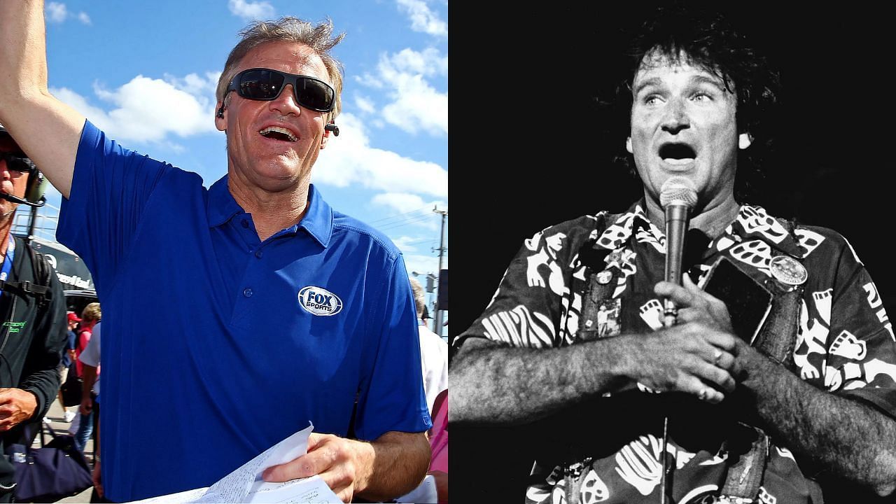 Kenny Wallace and Robin Williams