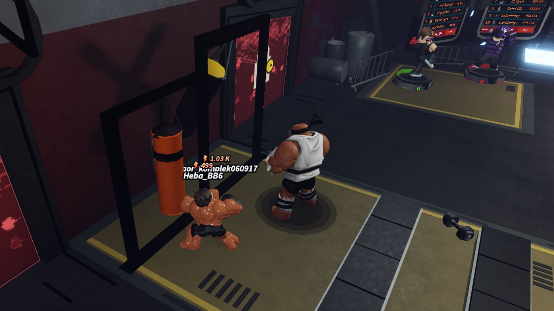 Become punching king in Blood of Punch (Image via Roblox)