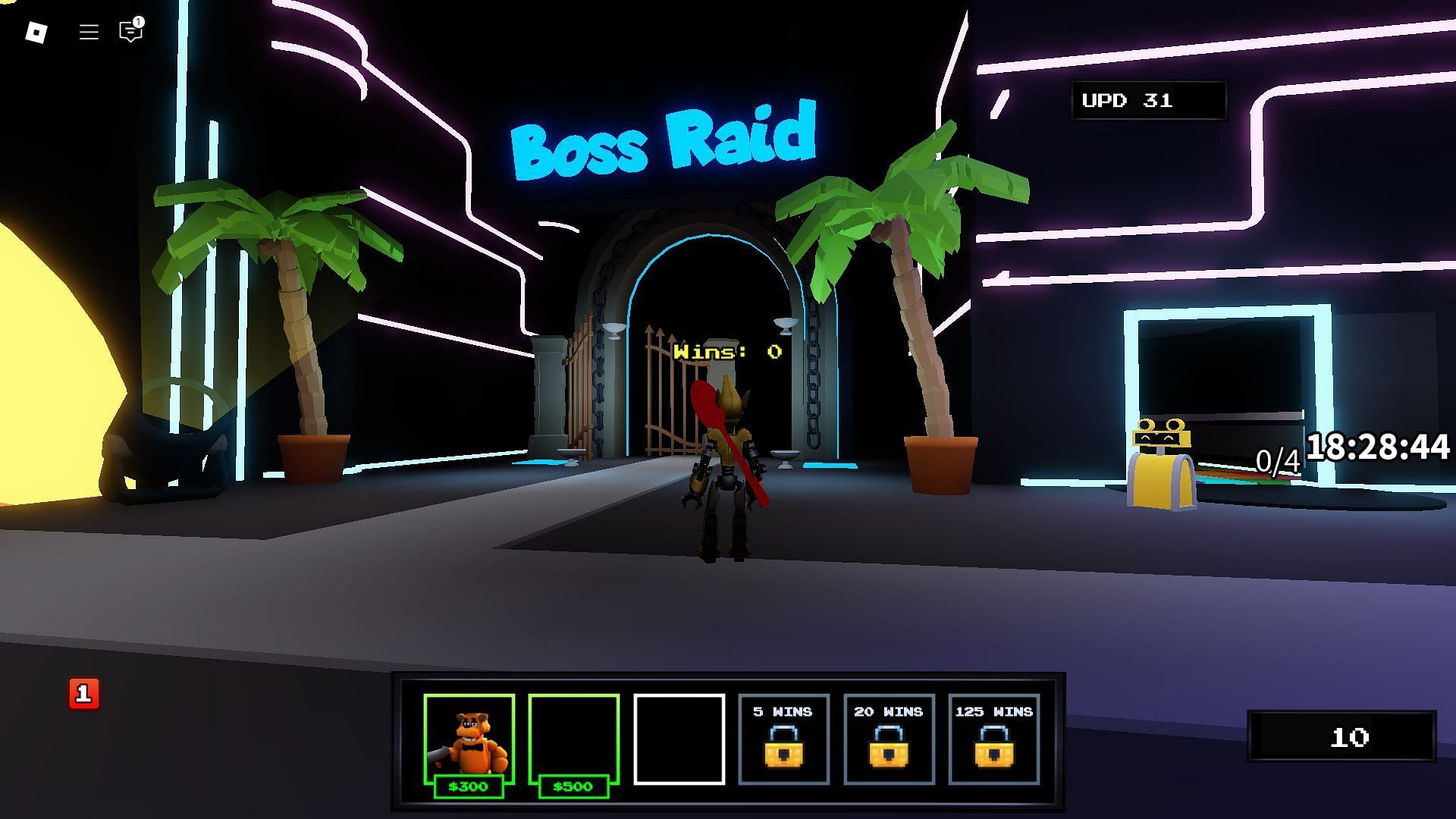 Enjoy the new Boss Raid added with the Stats update (Image via Roblox)