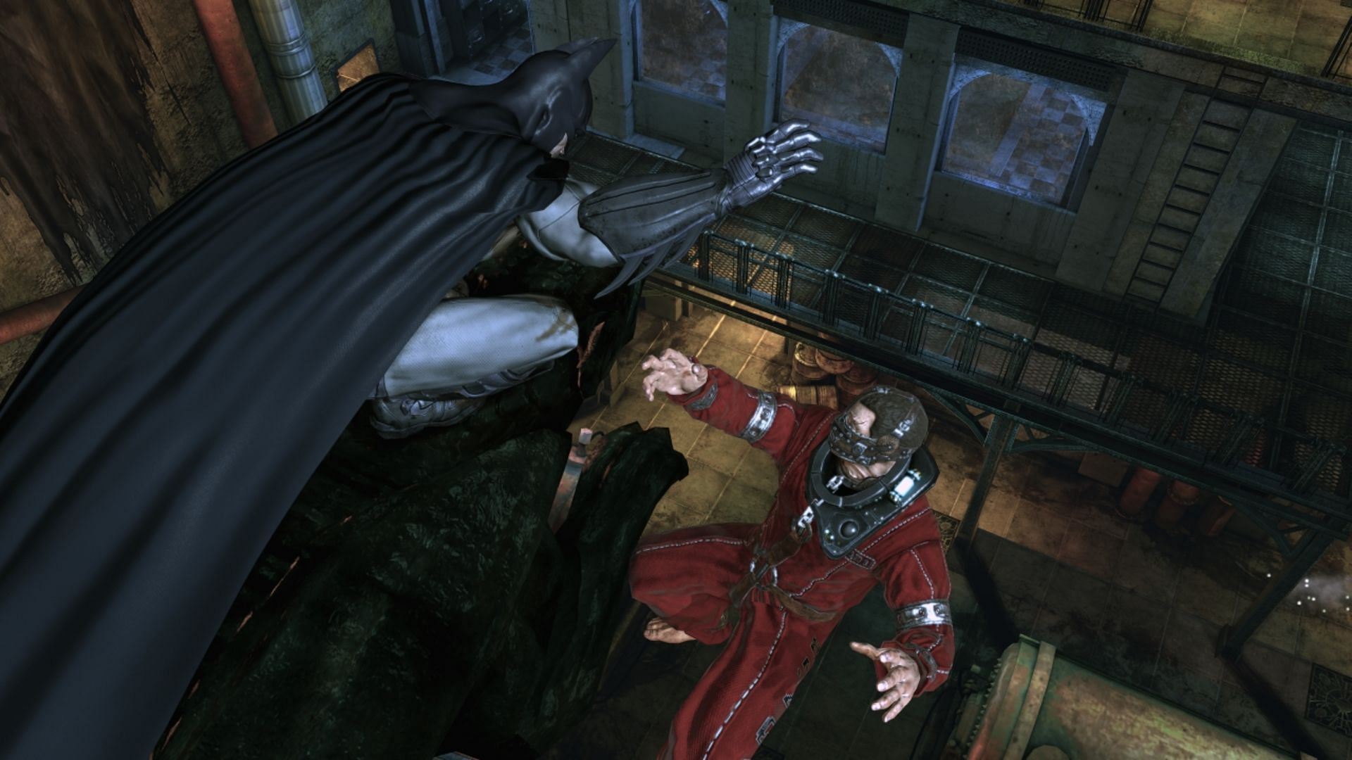 Preying from the dark as the caped crusader feels incredible (Image via Warner Bros. Games)