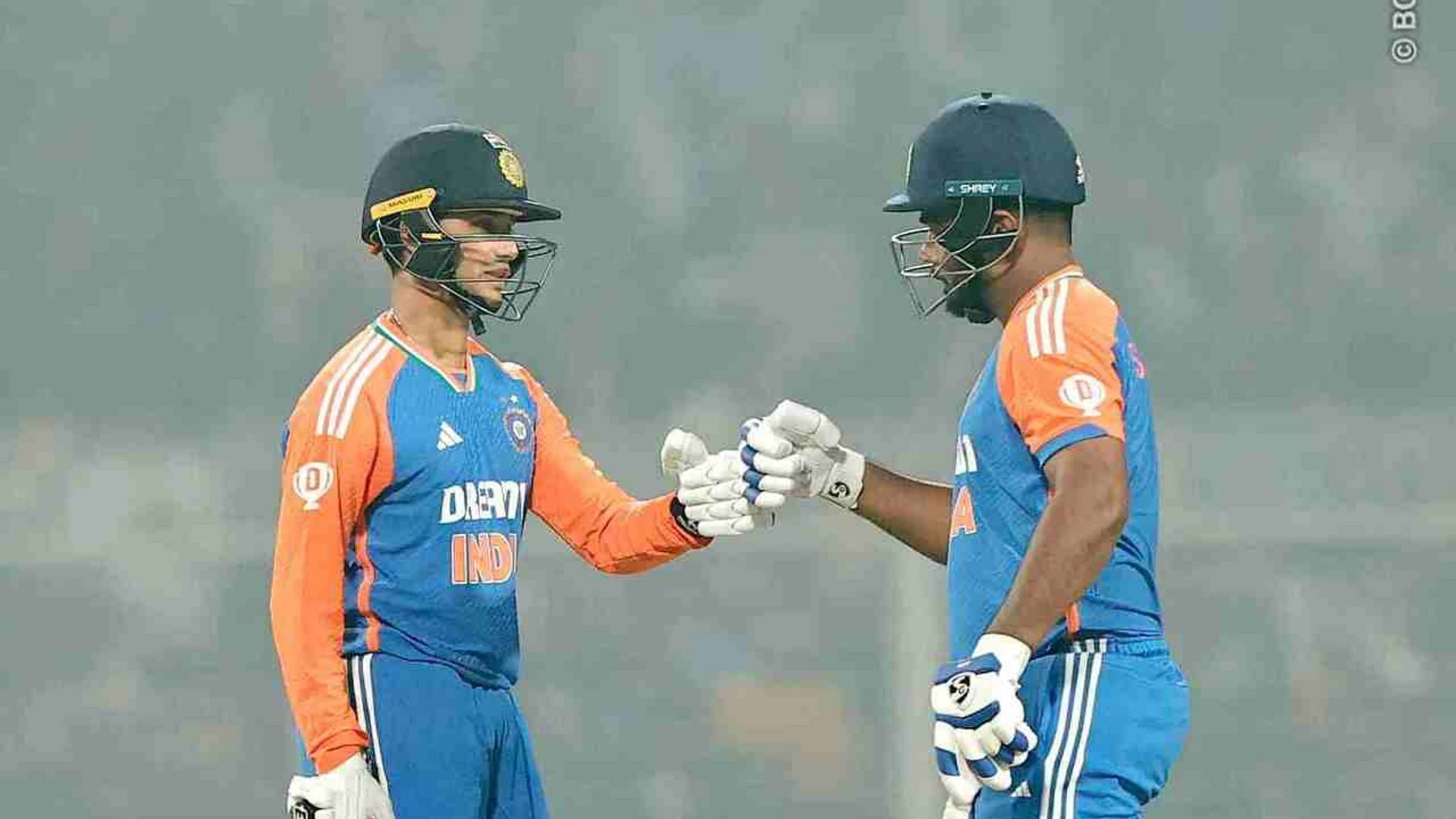 Sanju Samson and Abhishek Sharma opened the innings for Team India [Image credits: BCCI]