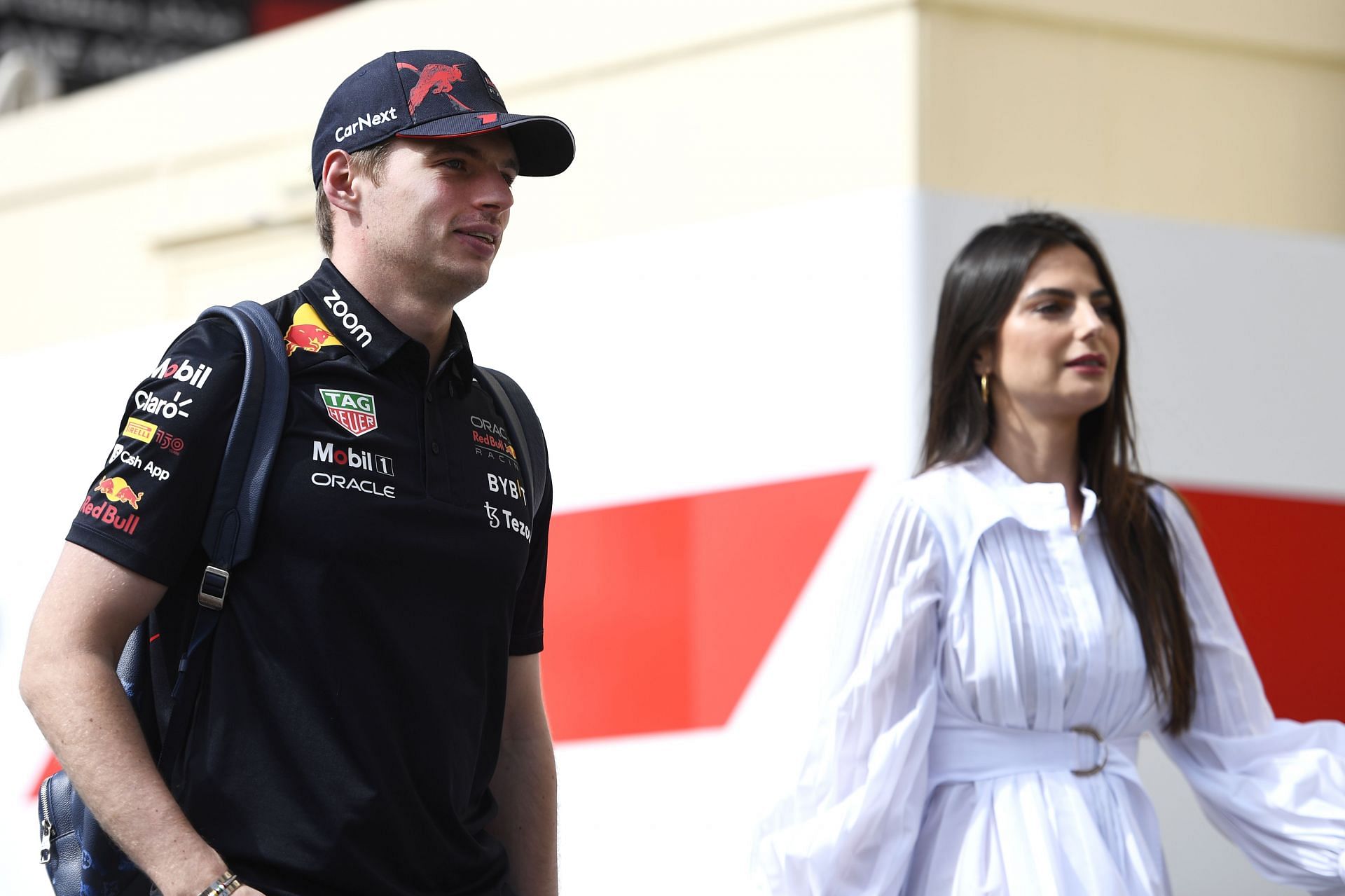 Max Verstappen with girlfriend Kelly Piquet (Image Source: Getty)