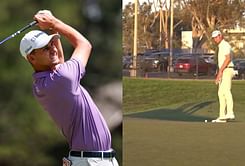 Watch: PGA Tour pro 'fights the elements' to make the cut at Farmers Insurance Open
