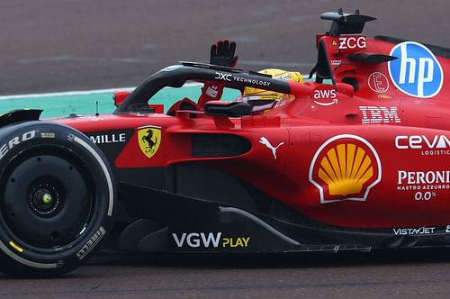 Lewis Hamilton Tests For Ferrari (Image Source: Getty)