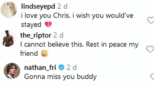 Netizens reacted as Chris O'Donnell passed away (Image via Instagram /@creeohdee)