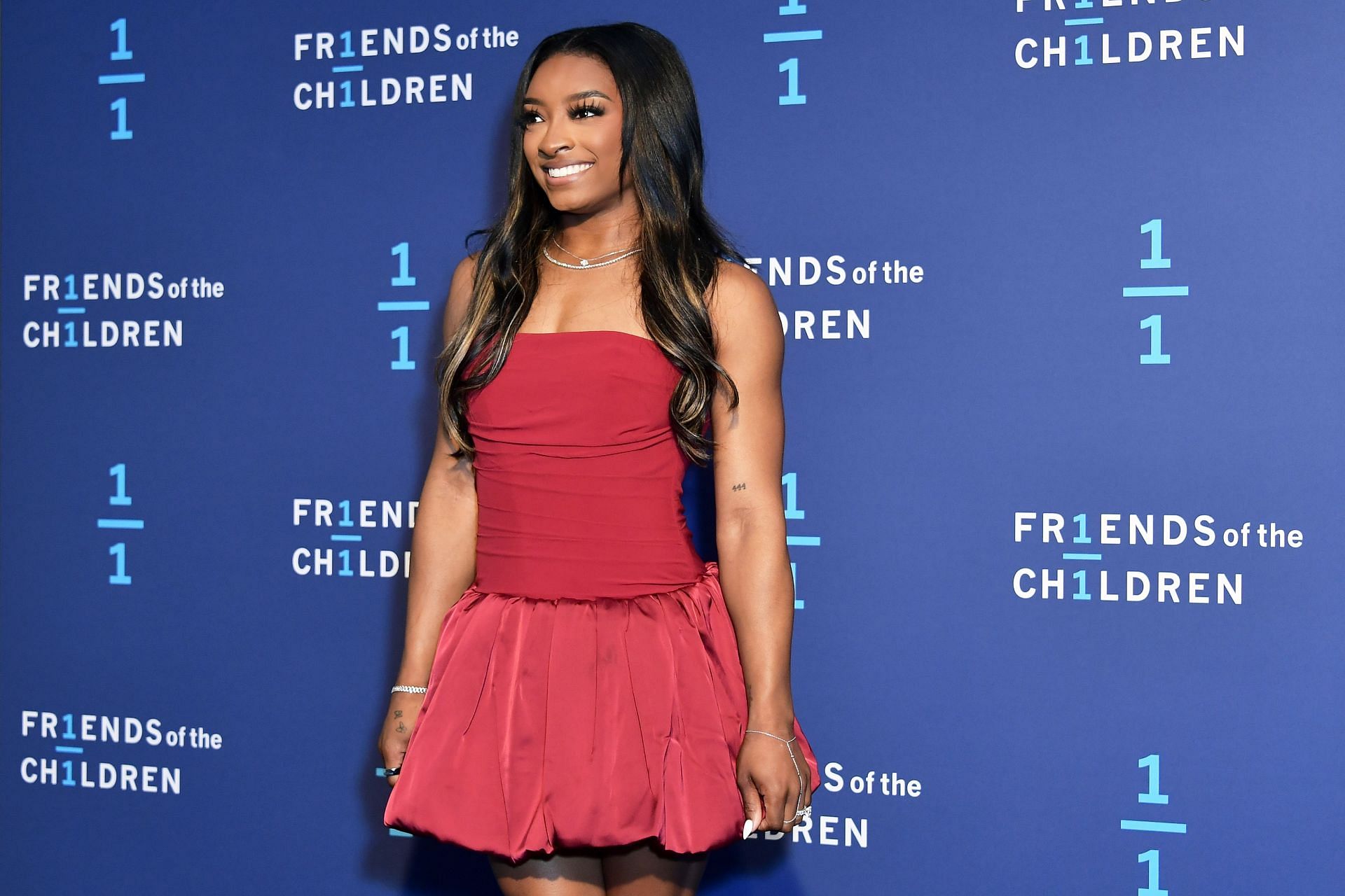 Biles at the Friends Of The Children 30th Anniversary Gala (Image Source: Getty)