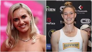 "Girls on Tour"- Ariarne Titmus shares polaroid images with Tayla Harris as she continues new role at the Australian Open