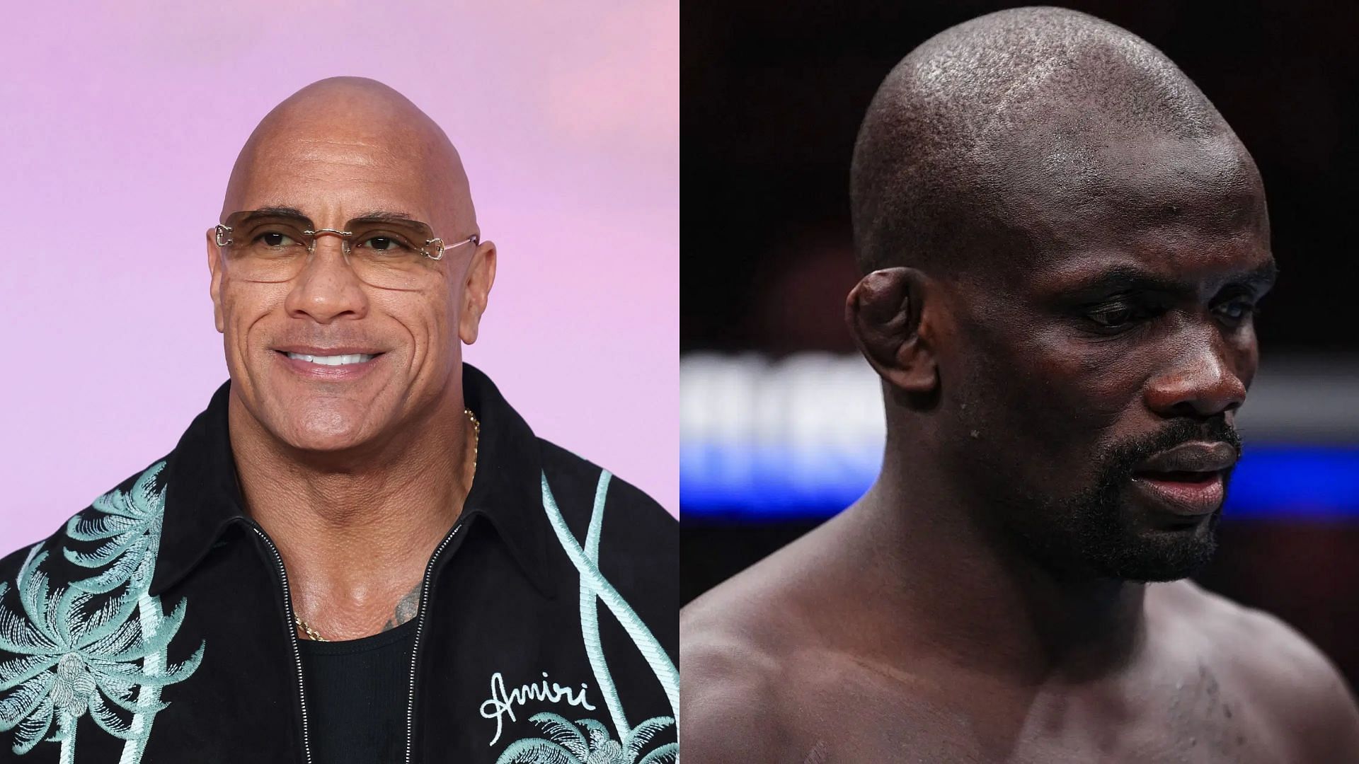 Dwayne Johnson (left) gifted Themba Gorimbo (right) a house [Image courtesy: Getty Images]