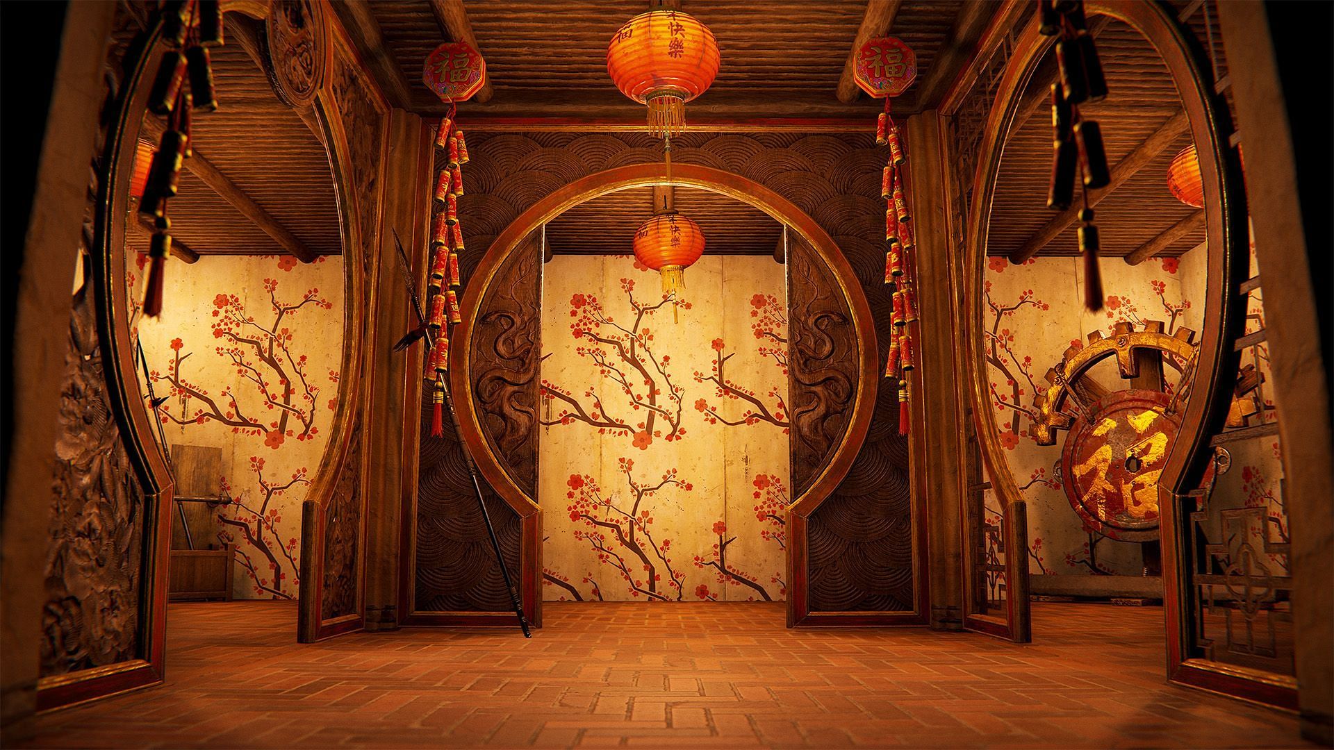 Wall Dividers introduced in the Rust Lunar New Year update (Image via Facepunch Studios)