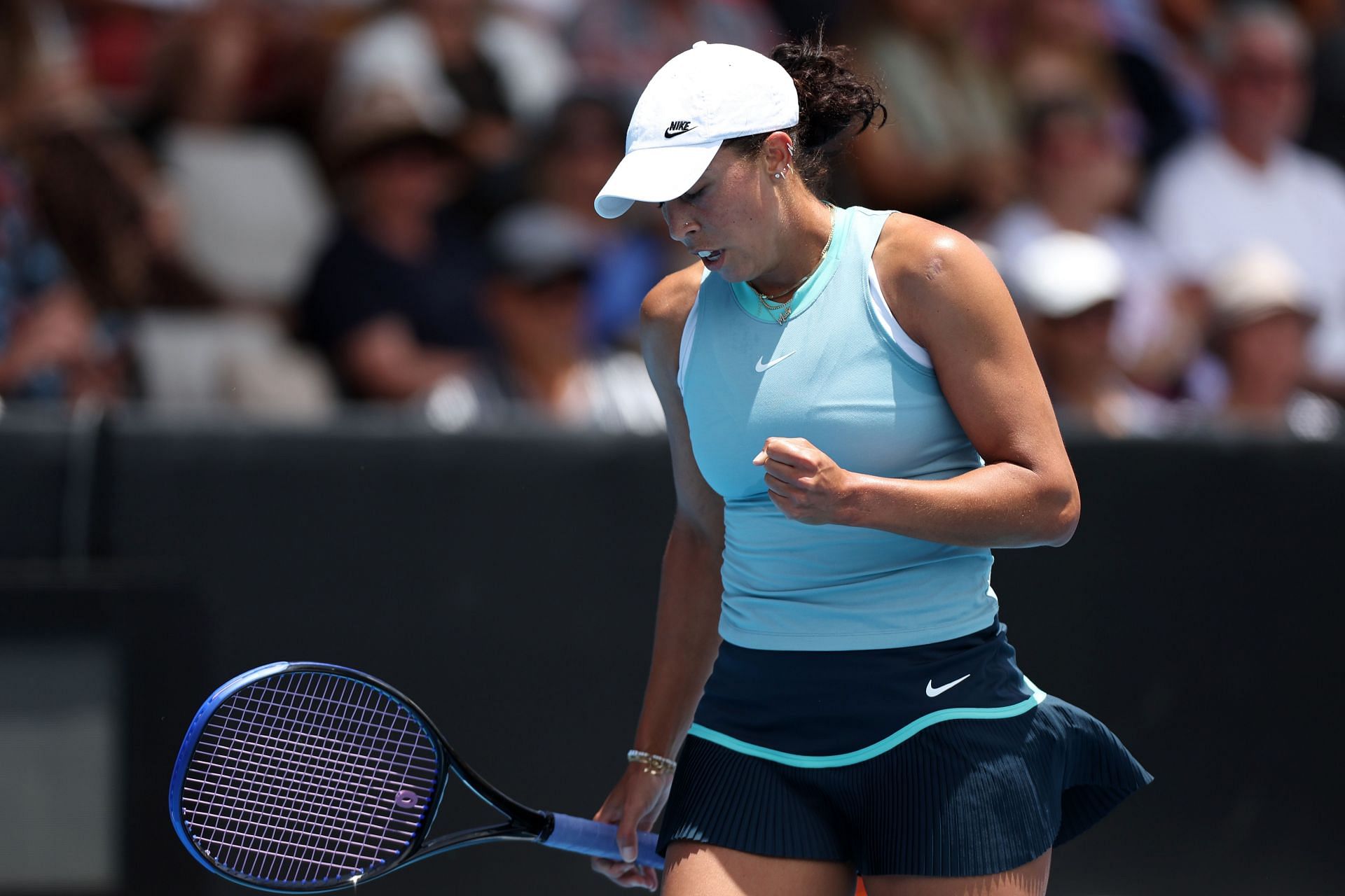 Madison Keys at the ASB Classic 2025. (Photo: Getty)