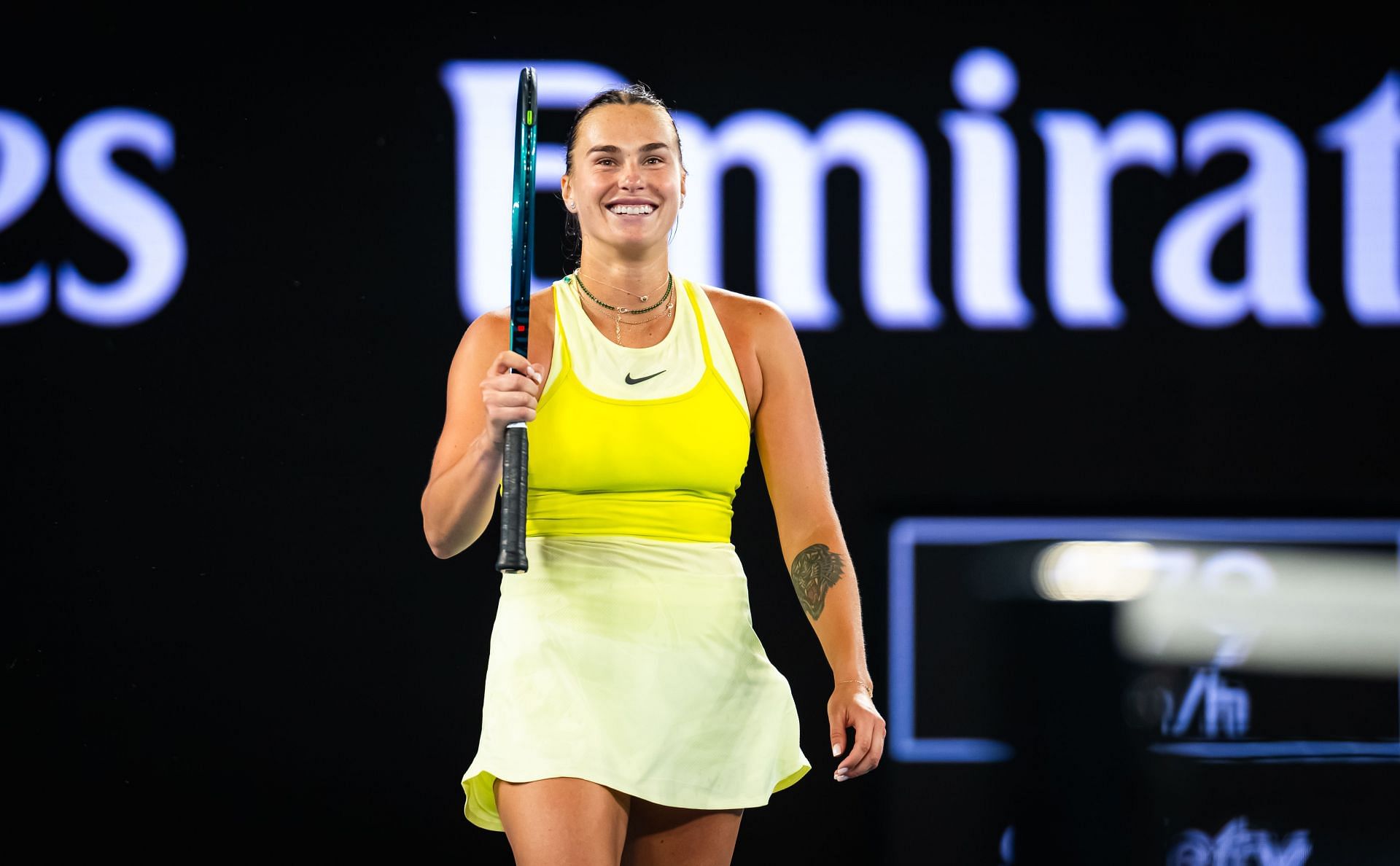 Aryna Sabalenka at the Australian Open 2025. (Photo: Getty)