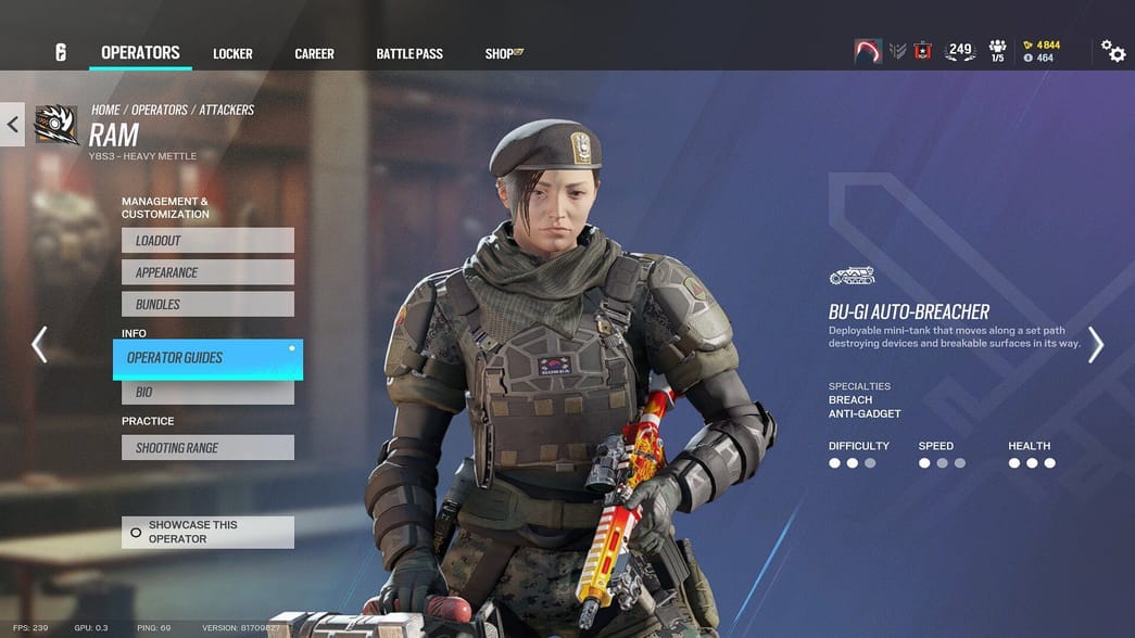 Best Ram loadout in Rainbow Six Siege