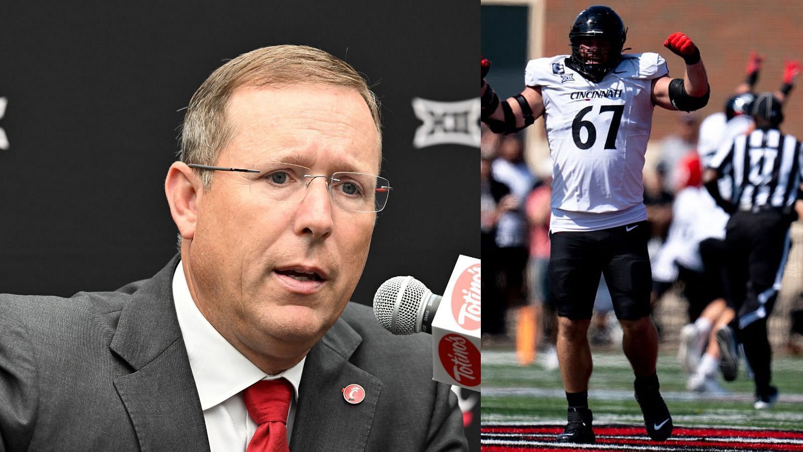 Coach Scott Satterfield will lose some contributors to the NFL including guard Luke Kandra (Photo Credits: IMAGN)