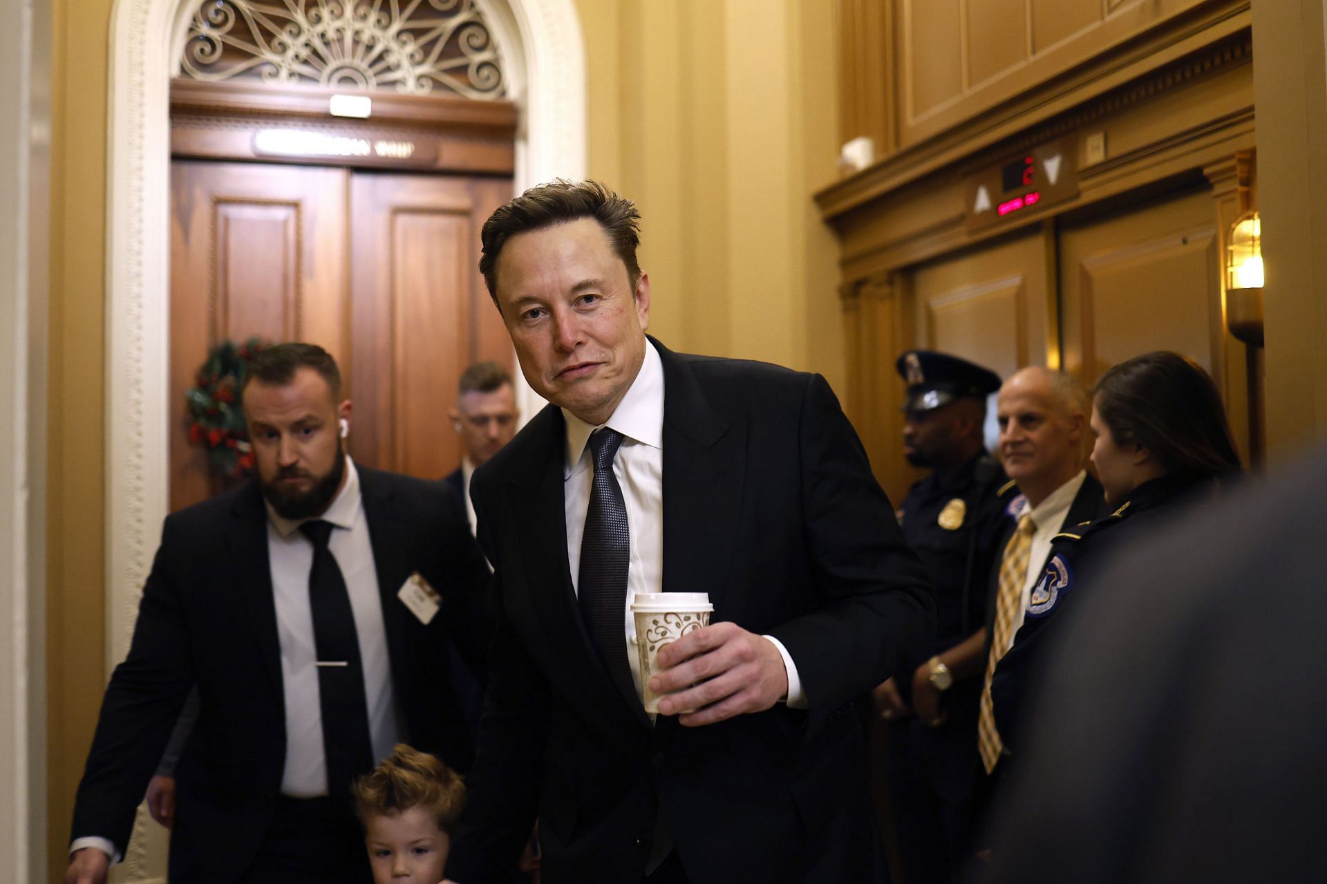 Elon Musk And Vivek Ramaswamy Visit Capitol Hill - Source: Getty