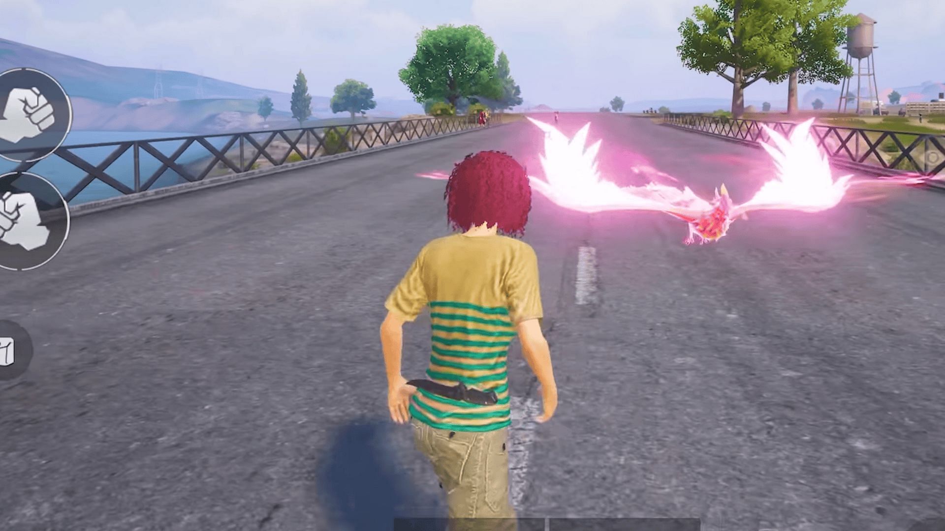 Flaming Phoenix attack in PUBG Mobile (Image via Krafton)