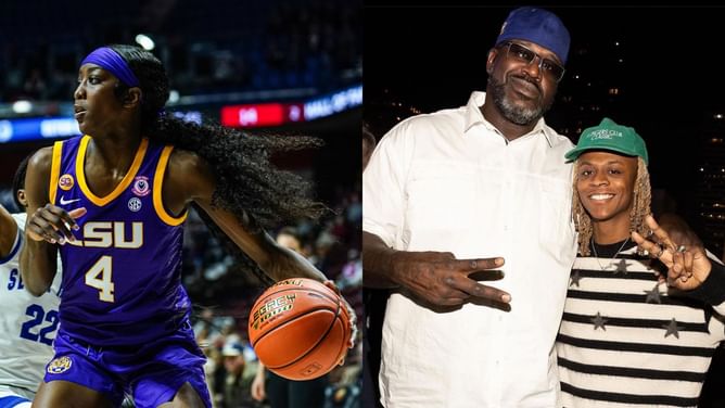 Flau'jae Johnson and Shaq’s son Shaqir O’Neal hype up brother Myles after his Miami show