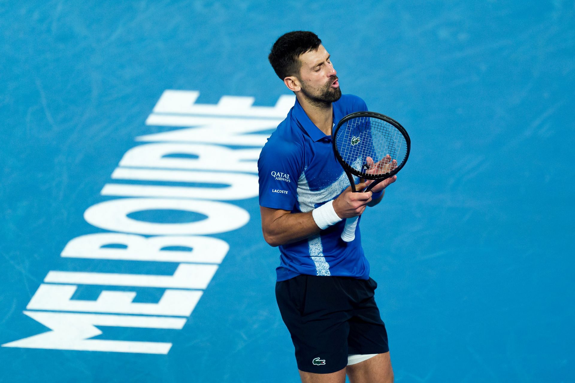 The Serb at the 2025 Australian Open [Image Source: Getty Images]