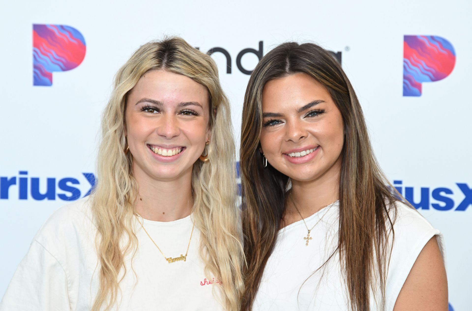 The Hawk Tuah girl Hailey Welch and Chelsea Bradford (Image via Getty/Michael Tullberg)