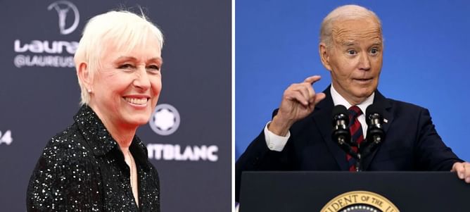 Martina Navratilova applauds Joe Biden's gesture towards imprisoned indigenous activist Leonard Peltier before surrendering presidency to Donald Trump